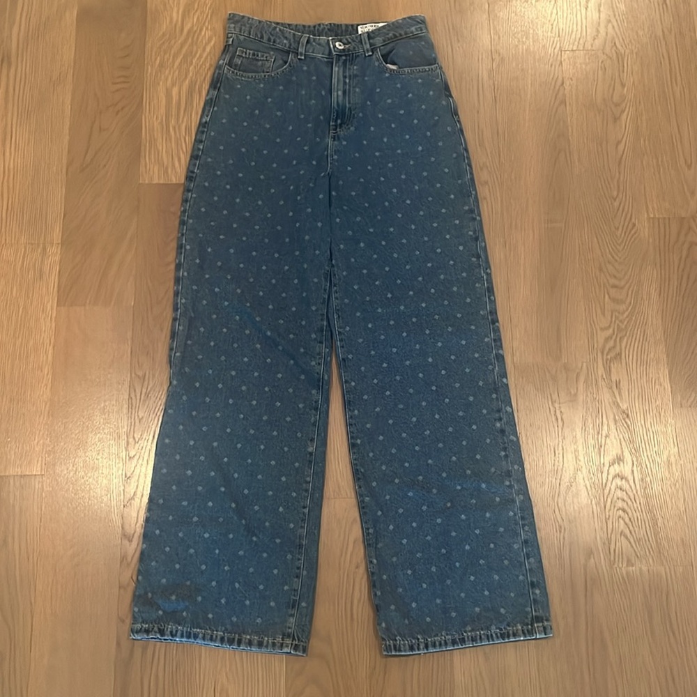 Vero Moda polka dot denim